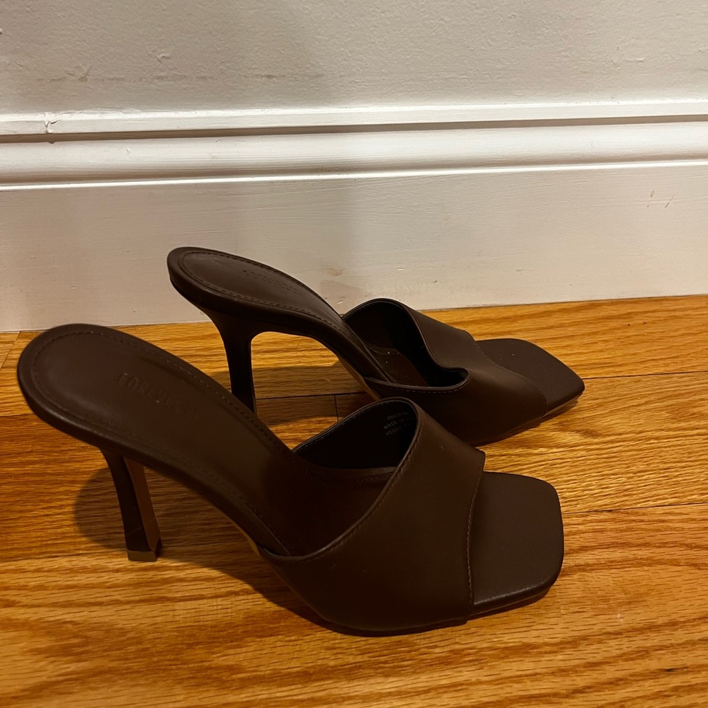 Brown heels